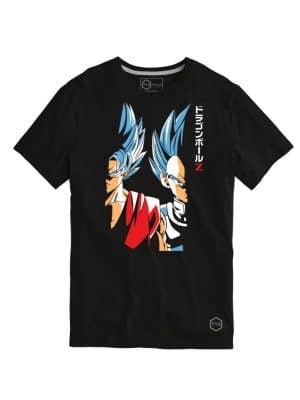 Camiseta Goku y Vegeta Rivales