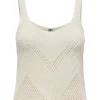 Top Tirantes Punto Beige Jdy - Imagen 3