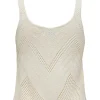 Top Tirantes Punto Beige Jdy - Imagen 4