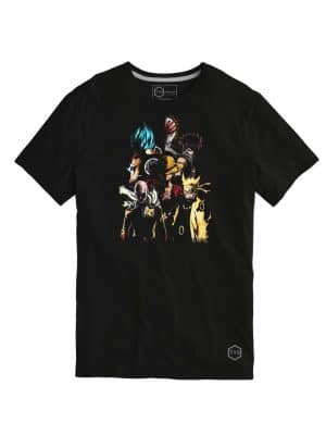 Camiseta Anime Superseries Negra TYS