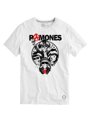 Camiseta Ramones Blanca TYS Unisex